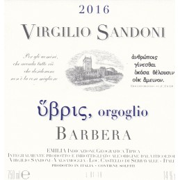barbera IGT emilia "Ubris"...