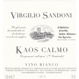 vino bianco "kaos calmo"
