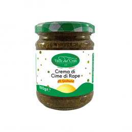 Crema di Cime di Rape con Olio di Oliva e Peperoncino 180 grammi
