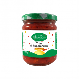 Trito di Peperoncino Piccante in Olio di Oliva 180 grammi